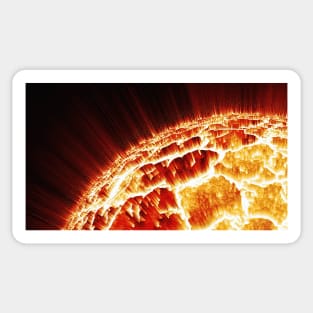 Exploding Planet Concept Sticker